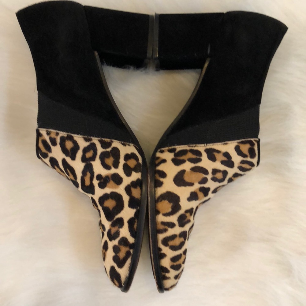 Stuart Weitzman Leopard pony hair block heel - Picture 4 of 8